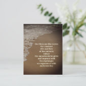 De ECB en de doorstroming van het leven Briefkaart (Staand voorkant)