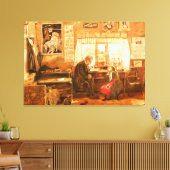 De Echo van 1000 Uur Canvas Afdruk (Insitu (Woonkamer))