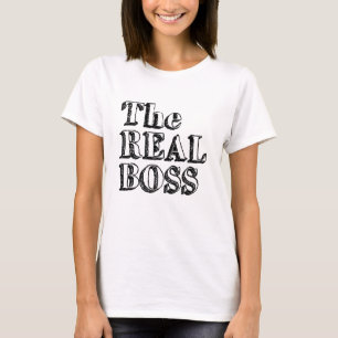 De echte baas t-shirt