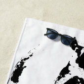 De echte badmeester strandlaken (In situ)