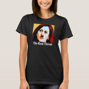De echte bedreiging - Anti Kamala Harris T-shirt