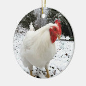 De echte Boo-kerstversiering Keramisch Ornament (Links)