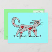 de echte briefkaarten (Voorkant / Achterkant)