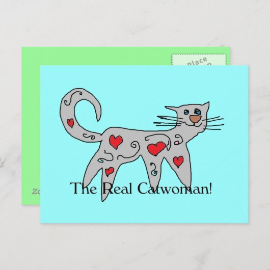 de echte briefkaarten (Voorkant / Achterkant)