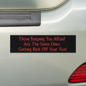 De echte complot bumpersticker (Op auto)