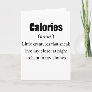 De Echte Definitie van Calorieën Kaart