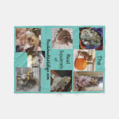 De Echte Eekhoorns van FourWandsWildlife Fleece Deken (Voorkant (Horizontaal))