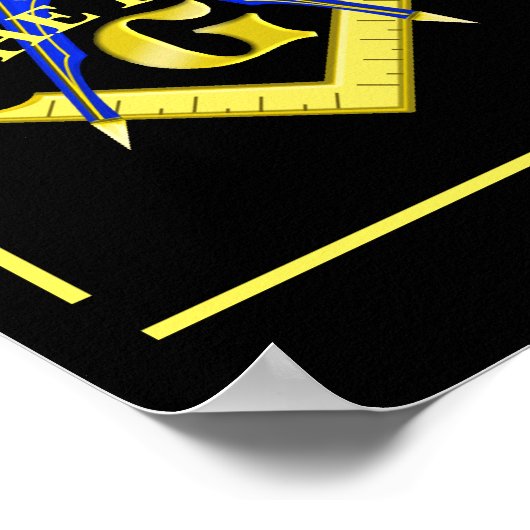 De echte G-Masonic Poster (Hoek)