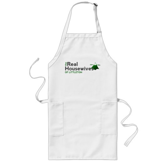 De echte huisvrouwen van Littleton Apron Lang Schort (Voorkant)