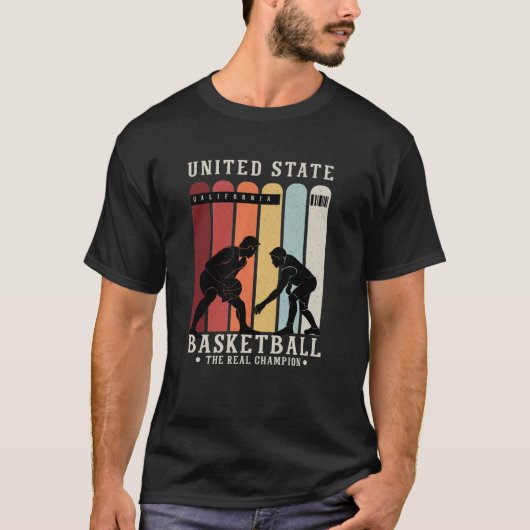 De echte kampioen Basketball T-shirt (Voorkant)