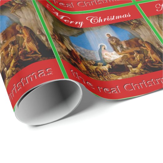 De echte kerst cadeaupapier (Rol Hoek)