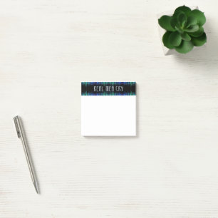 De echte mannen van SlipperyJoe huilen emoties dig Post-it® Notes