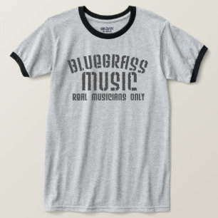 De echte muzikanten van Bluegrass Musicans alleen T-shirt