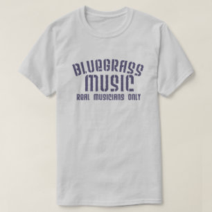 De echte muzikanten van Bluegrass Musicans alleen T-shirt