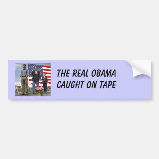 DE ECHTE OBAMA, WAT JE ZIET IS WAT JE KRIJGT BUMPERSTICKER