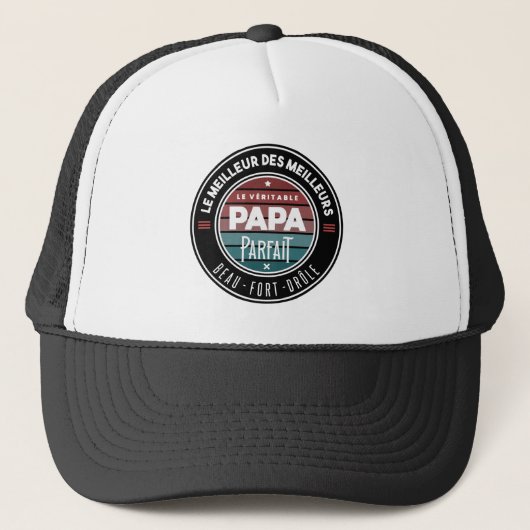 De echte perfecte vader trucker pet (Voorkant)