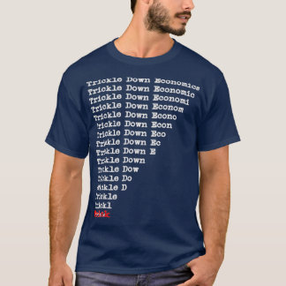 De economie omlaag gooien is een truc-shirt t-shirt