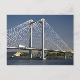 De Ed Hendler-brug overspant de Columbia-rivier Briefkaart