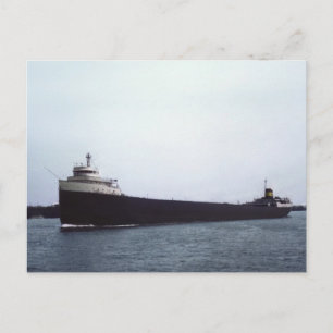 De Edmund Fitzgerald op de St. Clair Briefkaart