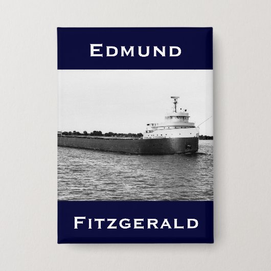 De Edmund Fitzgerald op de St. Clair Button (Voorkant)