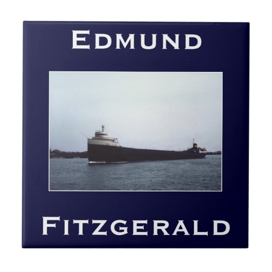 De Edmund Fitzgerald Tegeltje (Voorkant)