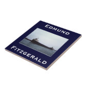 De Edmund Fitzgerald Tegeltje (Zijkant)
