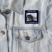 De Edmund Fitzgerald Vierkante Button 5,1 Cm (In situ)