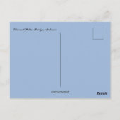 De Edmund Pettus Bridge in Alabama Briefkaart (Achterkant)