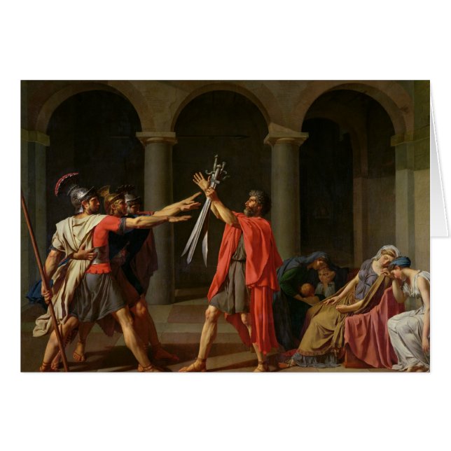 De eed van Horatii, 1784 (Voorkant Horizontaal)