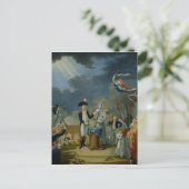 De eed van Lafayette Briefkaart (Staand voorkant)