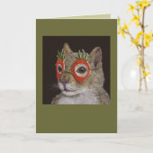 De eekhoorn bakken kaart (Gele Bloem)