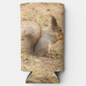 De eekhoorn eet een moerfoto (Voorkant)