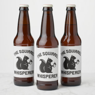 De eekhoorn fluistert eekhoornliefhebber bier etiket