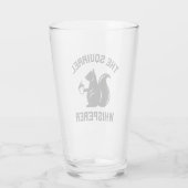 De eekhoorn fluistert | eekhoornliefhebber glas (Achterkant)