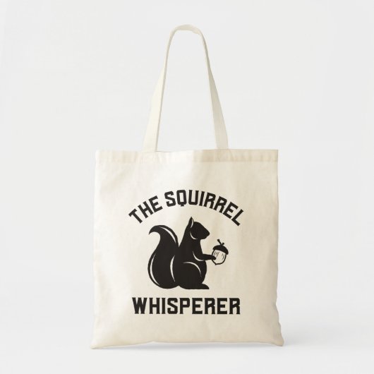 De eekhoorn fluistert | eekhoornliefhebber tote bag (Voorkant)