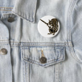 De eekhoorn omwisselen ronde button 5,7 cm (In situ)