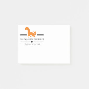 De eekhoorn Whisperer Cute Squirrel Post-it® Notes
