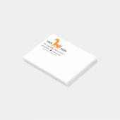 De eekhoorn Whisperer Cute Squirrel Post-it® Notes (Schuin)