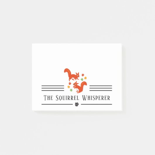 De eekhoorn Whisperer Post-it® Notes (Voorkant)