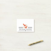 De eekhoorn Whisperer Post-it® Notes (Op bureau)