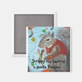 De eekhoornmagneet scheuren magneet (Voorkant / Achterkant)