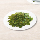 De eekkoning | Het Groene Man Ronde Kartonnen Onderzetter (Gebogen)