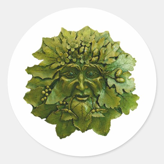 De eekkoning ronde sticker (Voorkant)