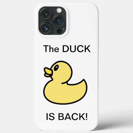 De eend is terug Case-Mate iPhone case (Achterkant)