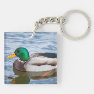 De Eend van de wilde eend Sleutelhanger