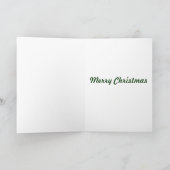 De Eend van Kerstmis Feestdagen Kaart (Binnen)