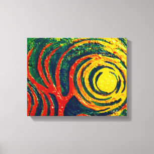 De Eenheid Van De Natuur Canvas Afdruk
