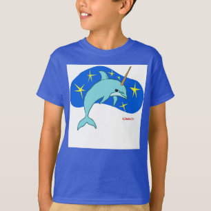 De Eenhoorn Dolfijn (Fantasy Zee Dier) T-shirt
