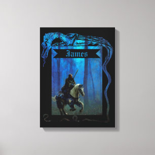 De Eenling Ridder: Een Reis Door de Nevel Canvas Afdruk