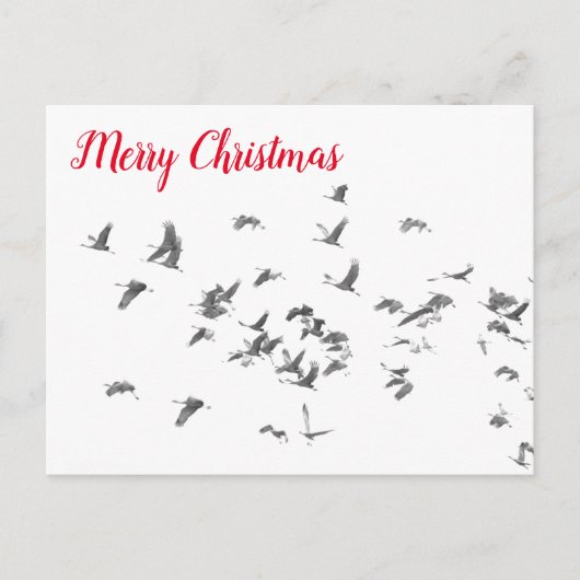 De eenvoud van Sandhills Feestdagenkaart (Voorkant)